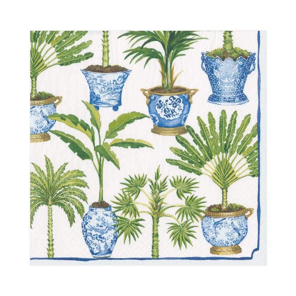 Caspari Papierservietten Mit Blumen-Eier-Design, 15 Stück – Dreilagig, In Deutschland Gedruckt