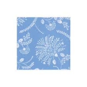 Chinoiserie papieren servetten met blauwe bloemen - cocktailformaat - set van 3 - servetten decoupagepapier - knutseldoekje - blauwe en witte bloemen