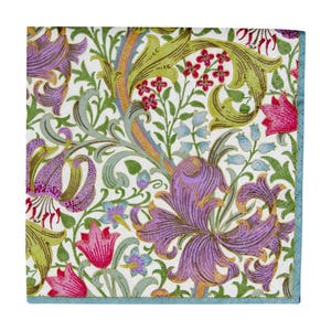 Floral Golden Lily papieren servetten - cocktailformaat - set van 3 - servetten decoupagepapier - knutselpapier - chinoiserie bloemen