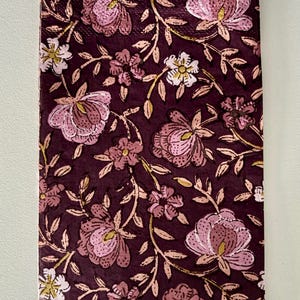 Servetten met bloemen - maat gastendoekje - set van 3 - servetten van decoupagepapier - knutseldoekje - chinoiserie pruim bloemen