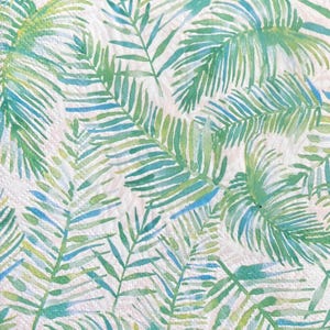 Servetten Palm Leaves - cocktailformaat - set van 3 - decoupagepapieren kustservetten - knutselpapier - chinoiserie-kust