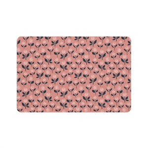 Chic Pet Food Mat, Floral Design, Dog Bowl Mat, Cat Food Mat, Non-Slip Pet Mat, Kitchen Decor