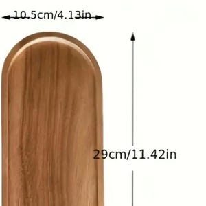 Benutzerdefinierte Holz Serviertablett 11,5 x 4 Zoll Charcuterie Bretter Oval Holzplatten Schmucktablett Kundenspezifisches graviertes Holztablett | Personalisiertes Holz