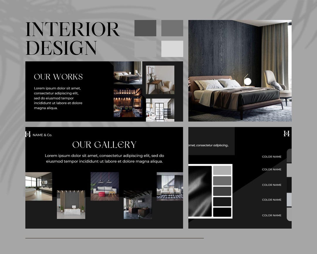 Interior Design Template - Etsy