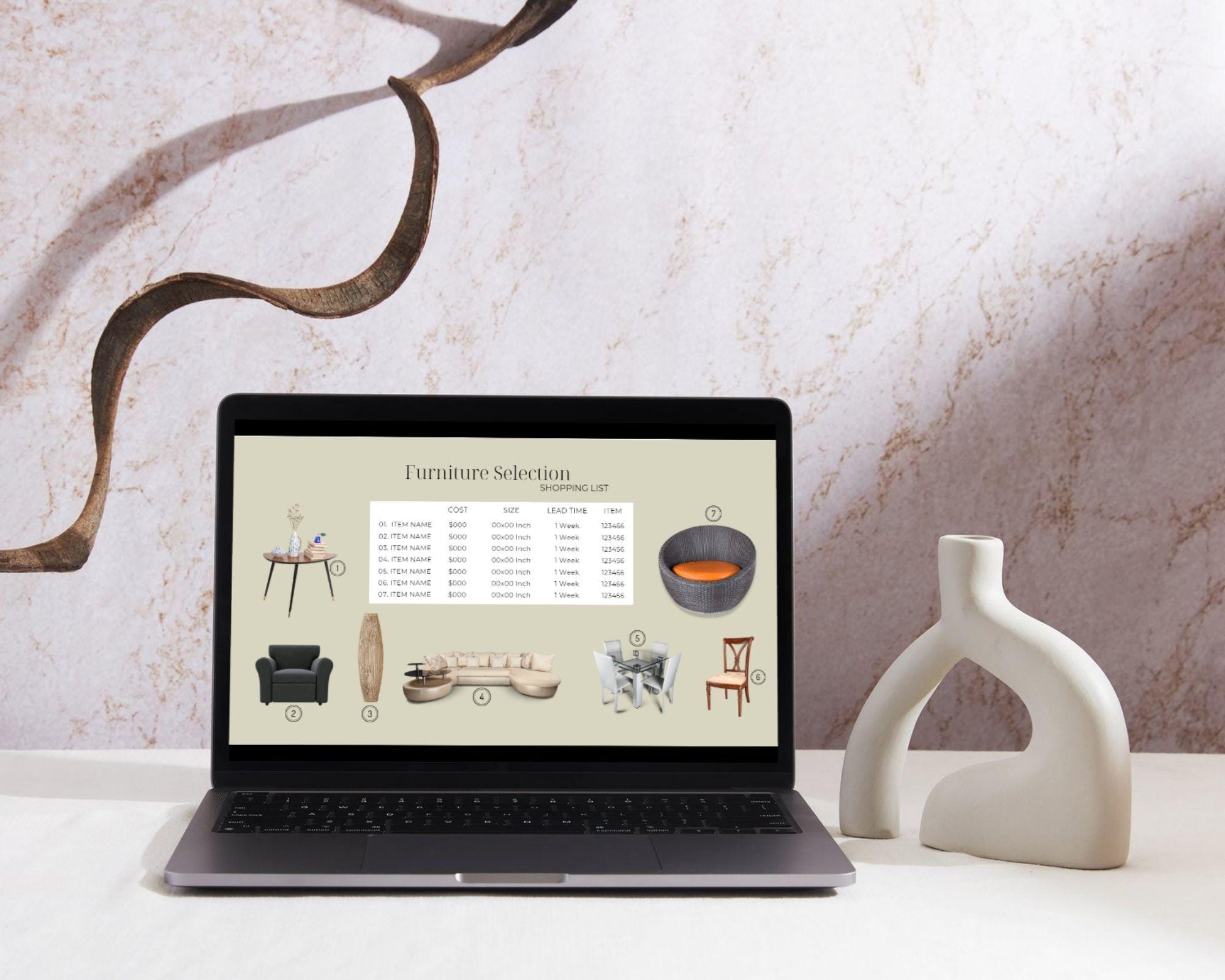 Interior Design Template - Etsy