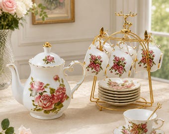 Vintage Johnson Brothers 'rose Damask' Service for 5 Persons. - Etsy