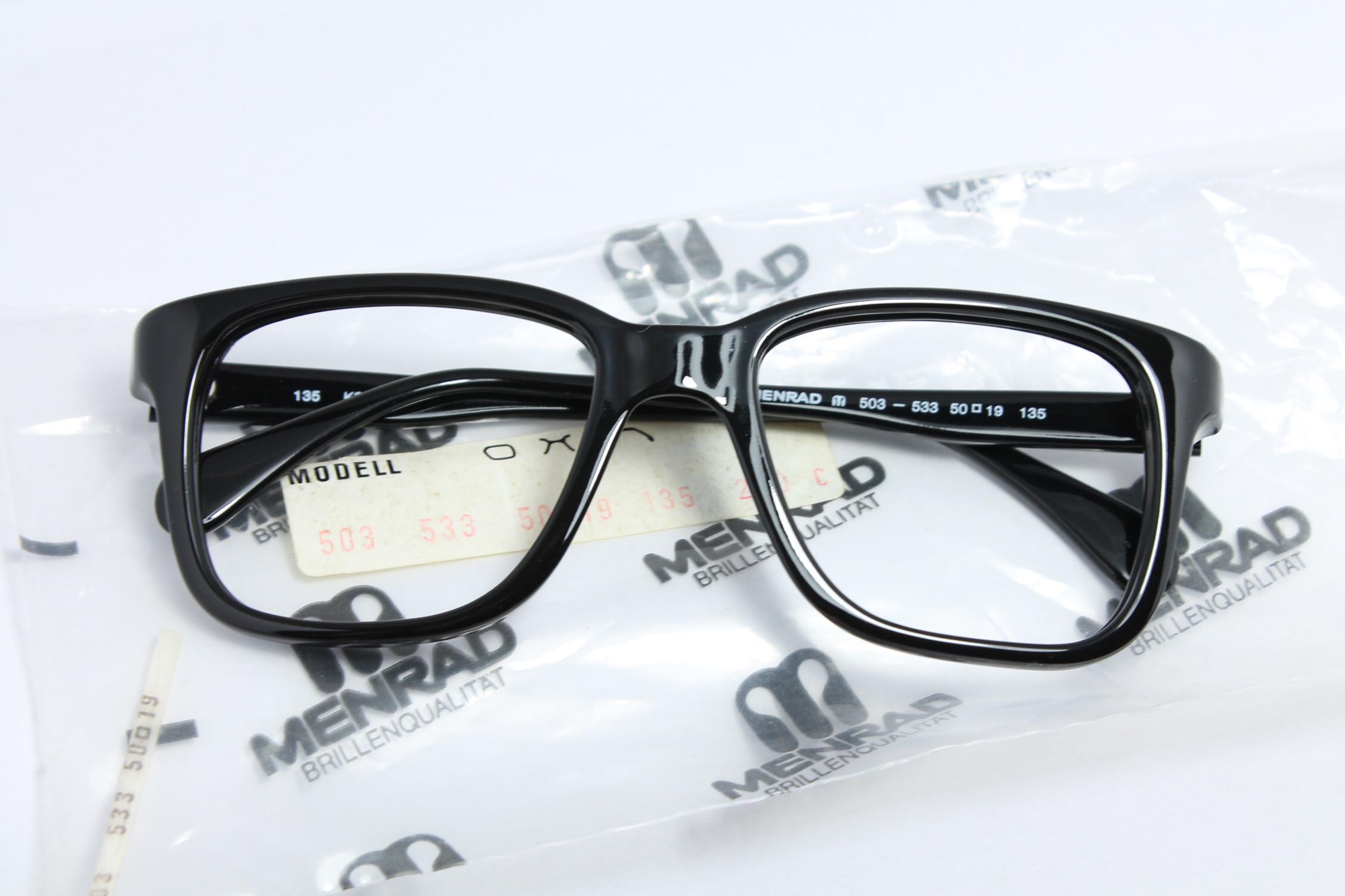MENRAD メガネ 伊達メガネ ドイツ製 ビンテージ MENRAD 503-533 ドイツオタクブラックレアユニークなオリジナル