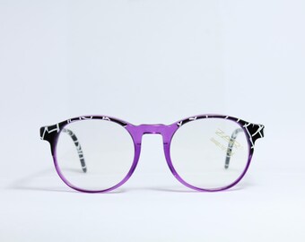 ZAR By Zapf 902 Colorato Multicolor Raro Unico Vero Occhiali Vintage Telaio Occhiali Lunettes Gafas Bril Glasögon VLE07
