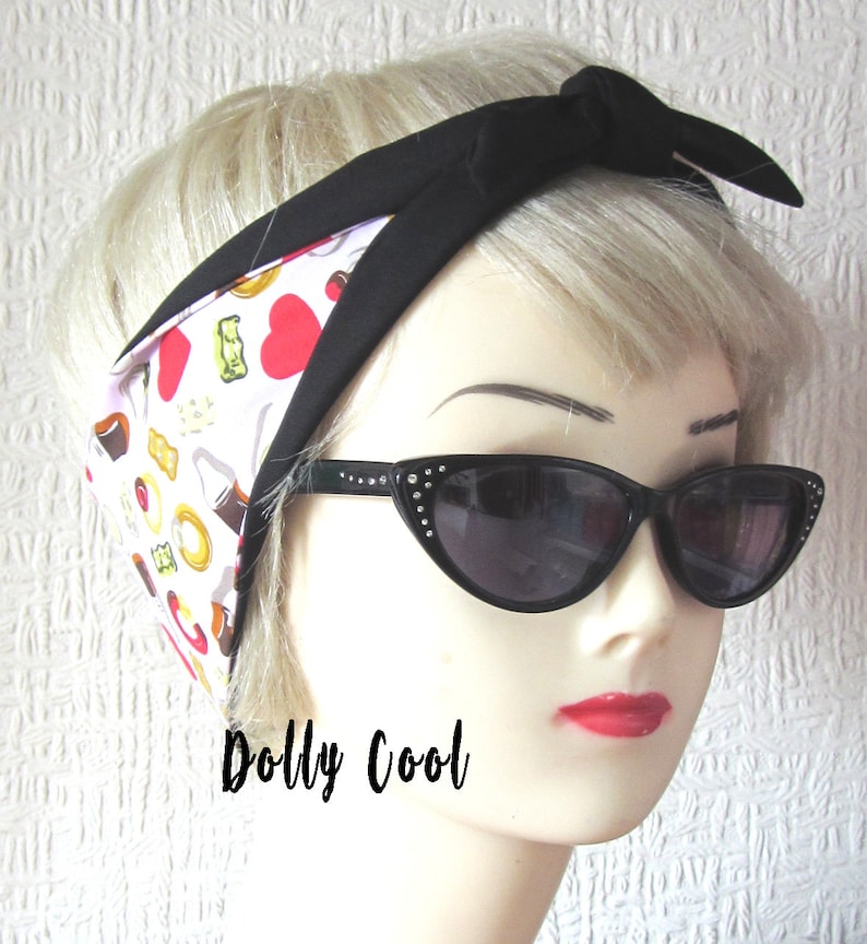 Candy Jelly Sweets Hair Tie Head Scarf by Dolly Cool Super Cute Kawaii Japan Harajuku Rockabilly Pin Up Haribo Gummy image 5