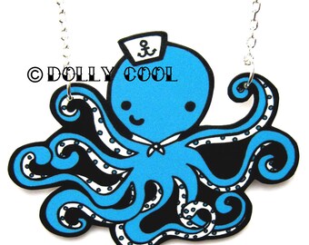 Octopus necklace Sailor by Dolly Cool Super cute and Kawaii