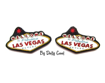 Las Vegas Sign Earrings by Dolly Cool