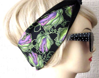 Little Shop of Horrors Audrey 2 Hair Tie by Dolly Cool Halloween Carnivorous Plant Horror B Movie Self Designed Fabric Audrey II