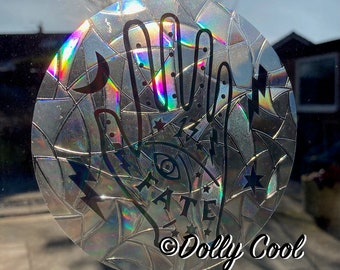 Suncatcher Sticker Rainbow Maker - Hand of Fate - Window Cling - Light Prism - Exclusive design by Dolly Cool