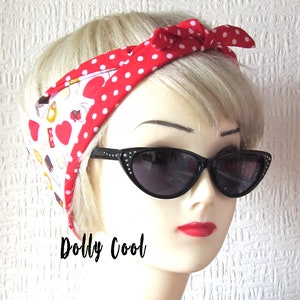 Candy Jelly Sweets Hair Tie Head Scarf by Dolly Cool Super Cute Kawaii Japan Harajuku Rockabilly Pin Up Haribo Gummy image 1