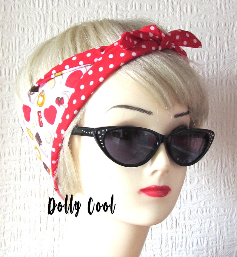 Candy Jelly Sweets Hair Tie Head Scarf by Dolly Cool Super Cute Kawaii Japan Harajuku Rockabilly Pin Up Haribo Gummy image 1