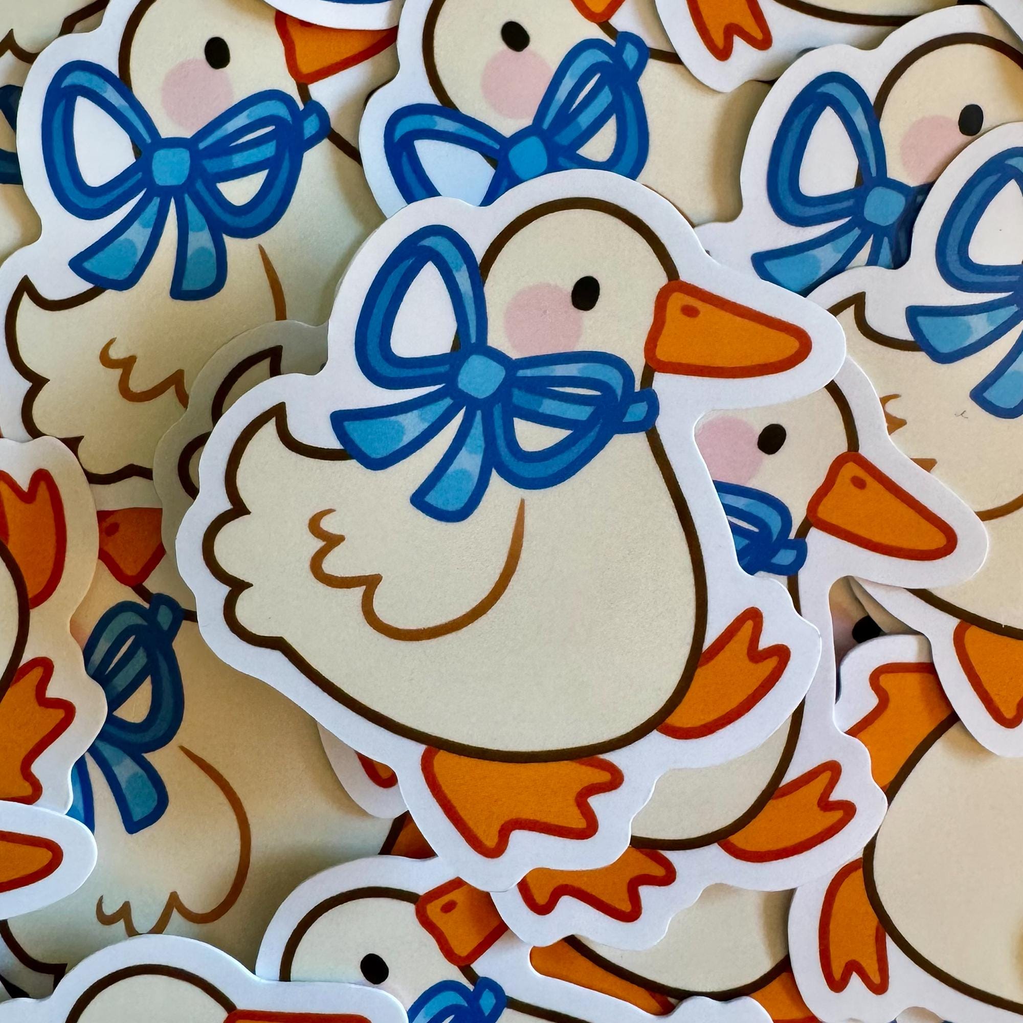 Duck Vinyl Sticker | Die Cut Matte Sticker - Etsy