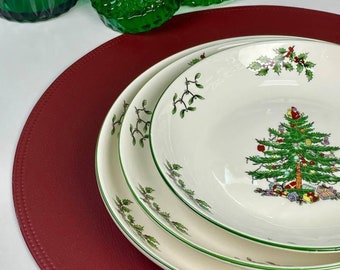 Kerstserviesset | Set kerstborden | Kerstboomservies | Keramische serveerset | Kersttafelopstelling | Groothandelsprijs: