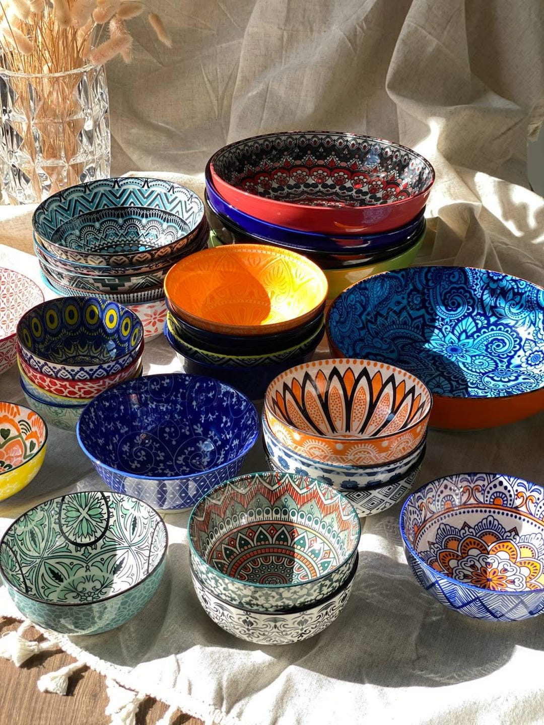 Serving Bowls Set Ceramic Dinnerware Set Bulk Order Mix