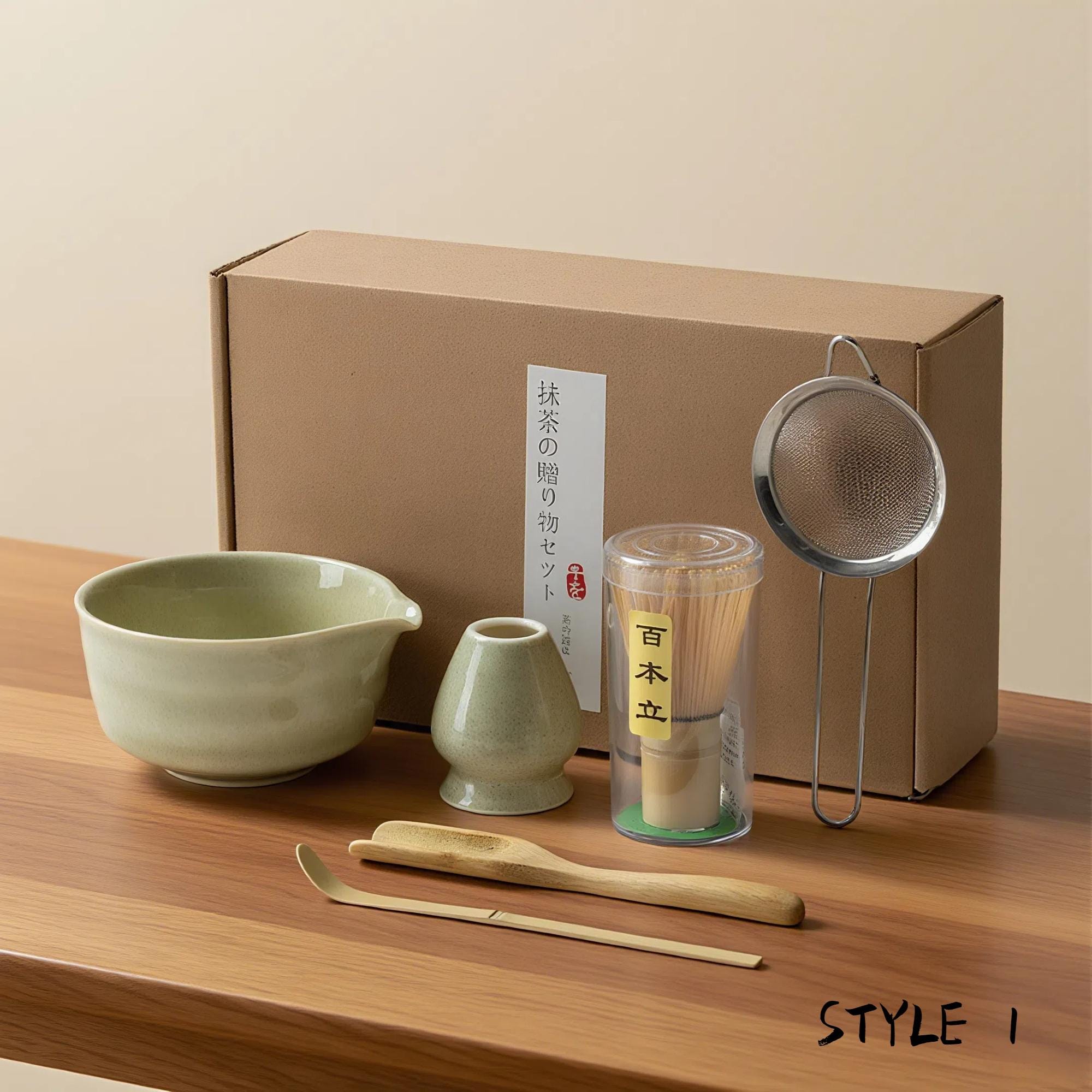 Barattolo Da Tè Giapponese Matcha Chazutsu - In Metallo Blu - Conservazione Aroma - Foto 7