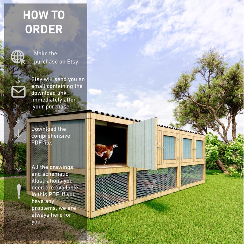 Modular Chicken Coop Plans: DIY Walk-in Design (PDF Download) - Etsy
