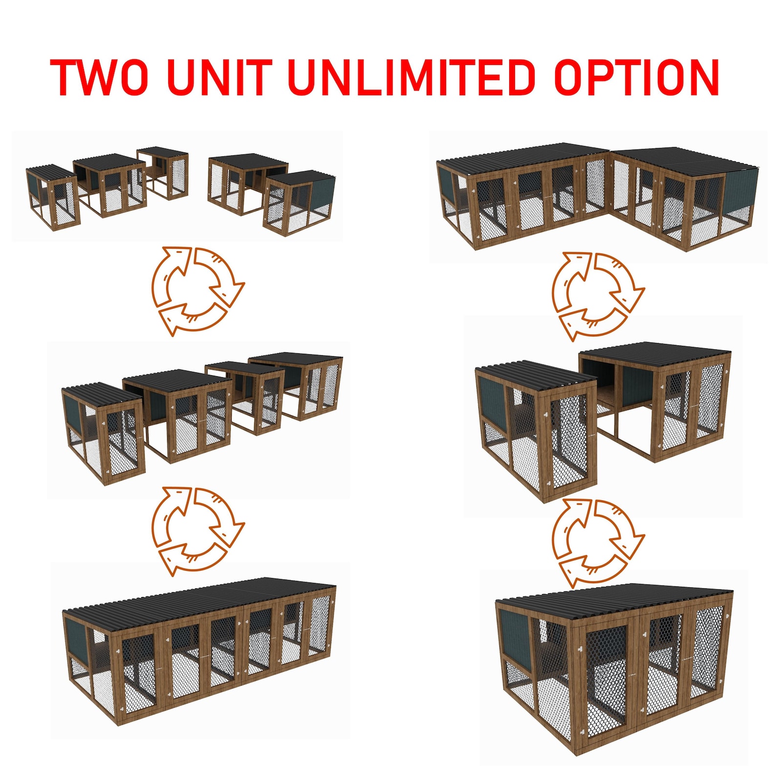 Modular Chicken Coop Plans: DIY Walk-in Design (PDF Download) - Etsy