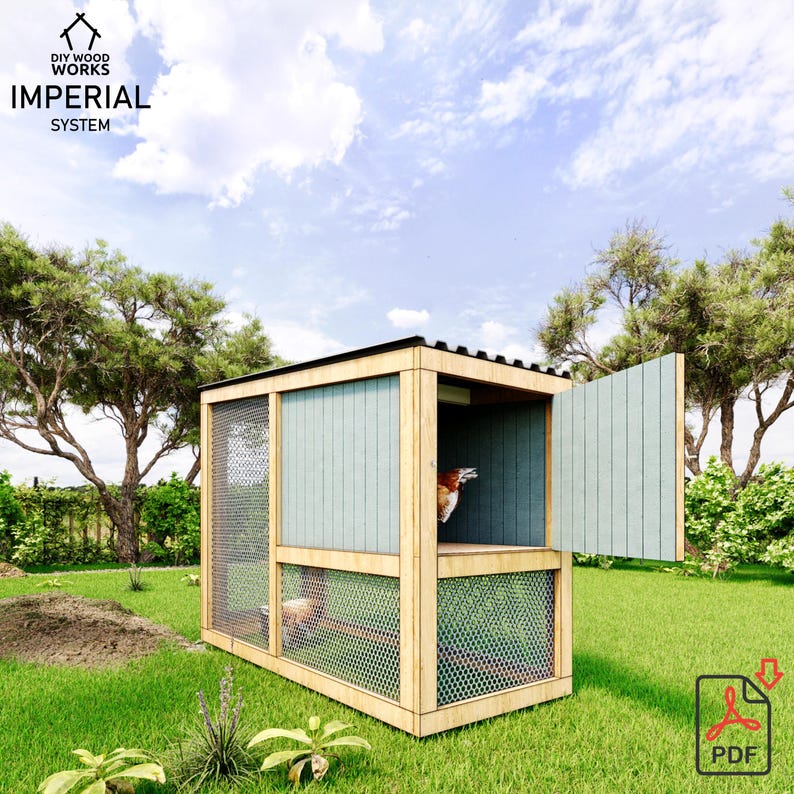 Modular Chicken Coop Plans: DIY Walk-in Design (PDF Download) - Etsy