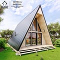 2 bedroom A-Frame Blueprint,A-Frame Cabin Plans,Unique A-Frame Blueprint for a Cozy Tinyhouse Getaway