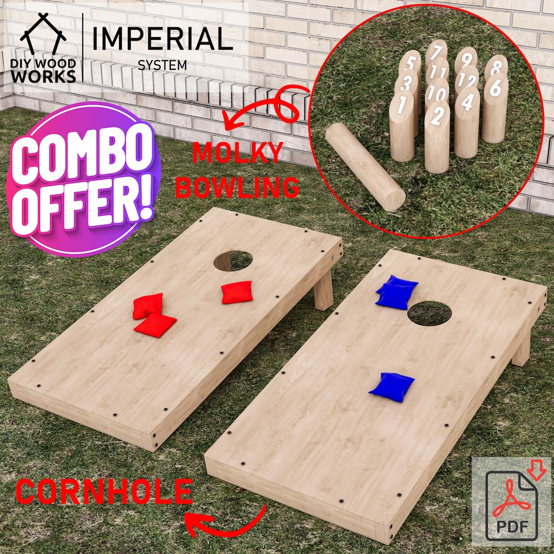 Episode 139 Molkki 27 Cornhole Molkky Bowling DIY Plans: Bean Bag