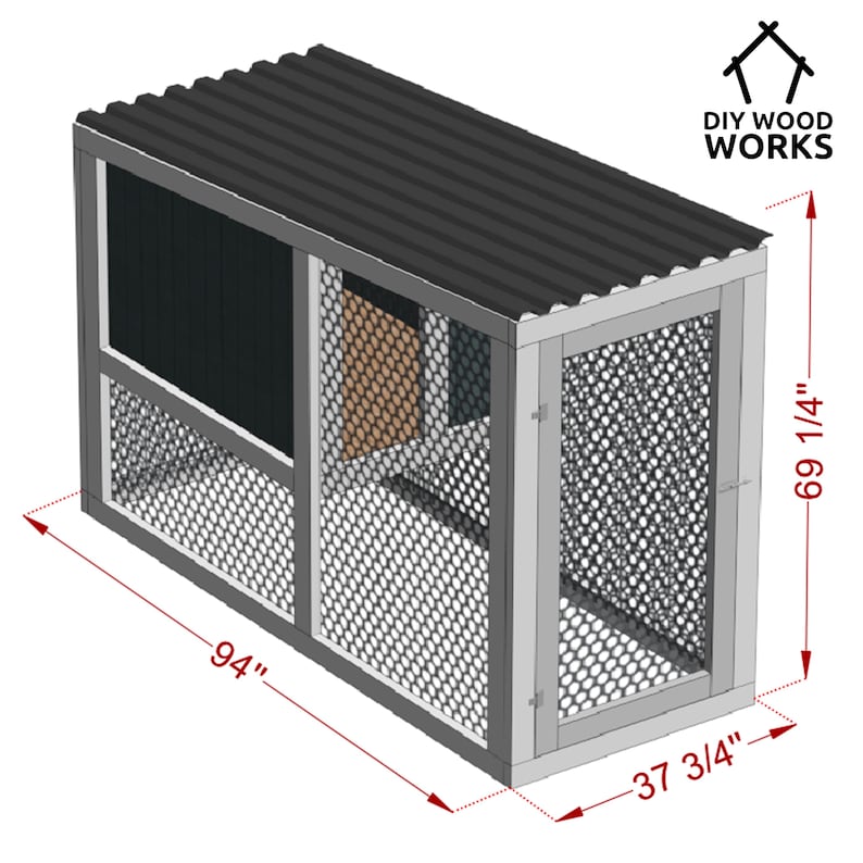 Modular Chicken Coop Plans: DIY Walk-in Design (PDF Download) - Etsy