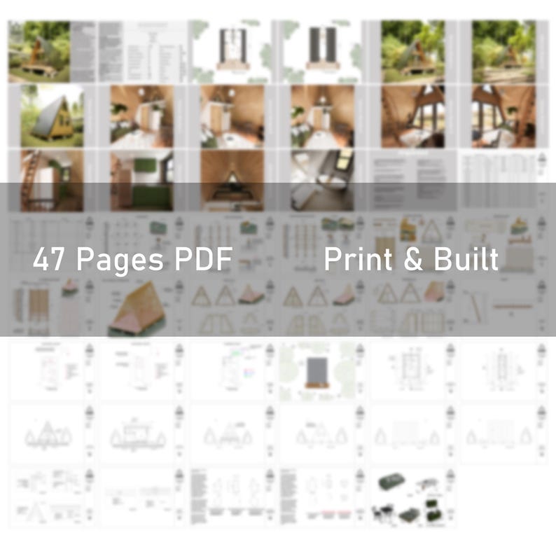 Modern Aframe House Plan Custom Aframe Cabin Plans for Tinyhouse