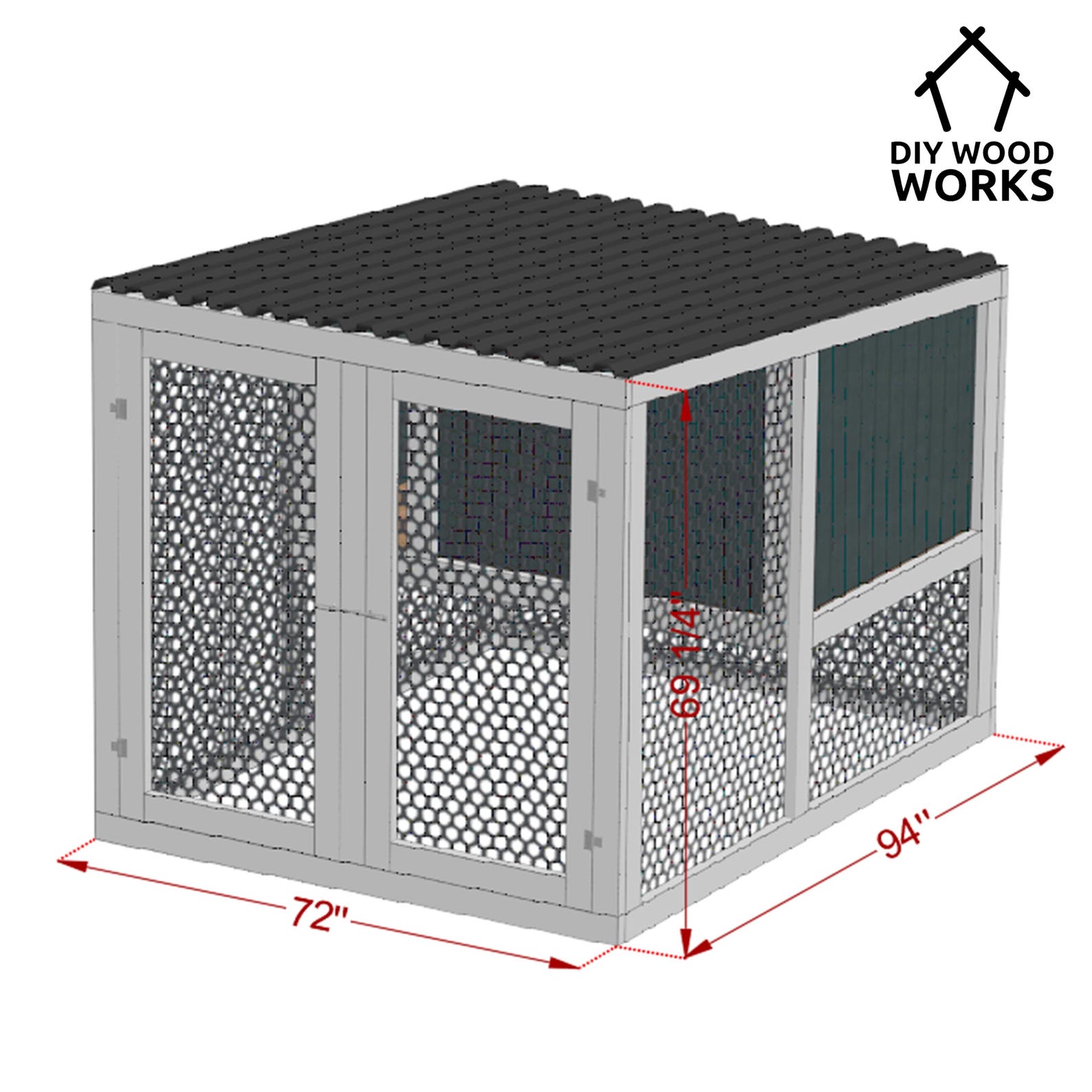 Modular Chicken Coop Plans: DIY Walk-in Design (PDF Download) - Etsy