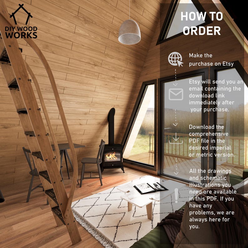 Modern Aframe House Plan Custom Aframe Cabin Plans for Tinyhouse