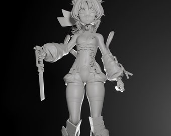 猫宮マナ レジン DIY フィギュアキット - GRAYWORLDCORP - *未塗装