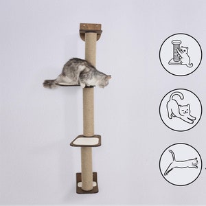 Cat Climbing Post Etsy
