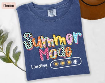 Last Day of School Teacher Shirt, Summer Mode Loading Shirt, End of School Year Tee, Teacher Summer Break Shirt, Vacation Countdown Tee