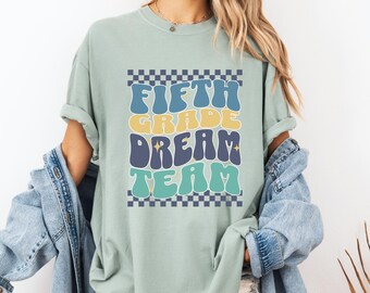 Fifth Grade Teacher Shirt, Back to School Tee, Grade Level Shirt, Teacher Team Shirt, First Day of School Gift, Meet the teacher t-shirt