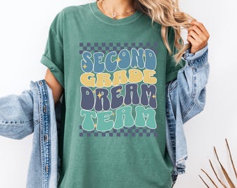 Second Grade Teacher Shirt, Back to School Tee, Grade Level Shirt, Teacher Team Shirt, First Day of School Gift, Meet the teacher t-shirt