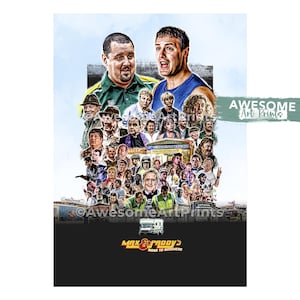 Max e Paddy's Road to Nowhere Poster Print, Illustrazione digitale / Stampe artistiche da parete britanniche, arte televisiva Regalo divertente per lui o lei Peter Kay