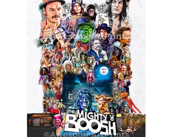 マイティ・ブーシュ ポスタープリント デジタルイラスト | オールド・グレッグ | ヒッチャー | ウォールアートプリント | テレビアート 彼または彼女への面白いギフト