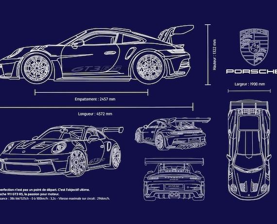 Porsche 911 GT3 RS ポルシェ キャンバスアート 絵画 スーパーカーポルシェ 911 GT3 RS レッドレーシングカーポスター