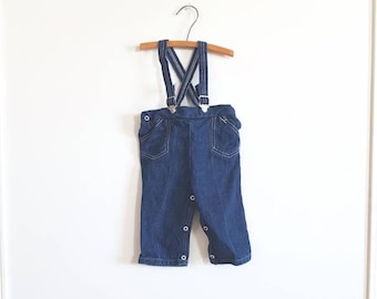 Vintage Denim Overalls
