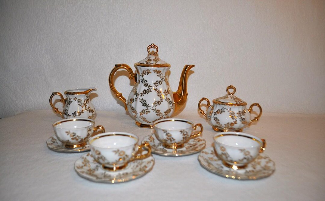 Antique Bavaria Porcelain Dinner Service - Etsy