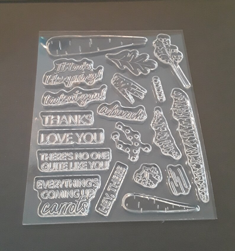 Stampin’ Up! Thanks A Bunch SAB Retired 19 Piece Photopolymer Stamp Set ...