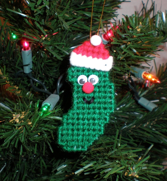Plastic pickle christmas ornament Clearance