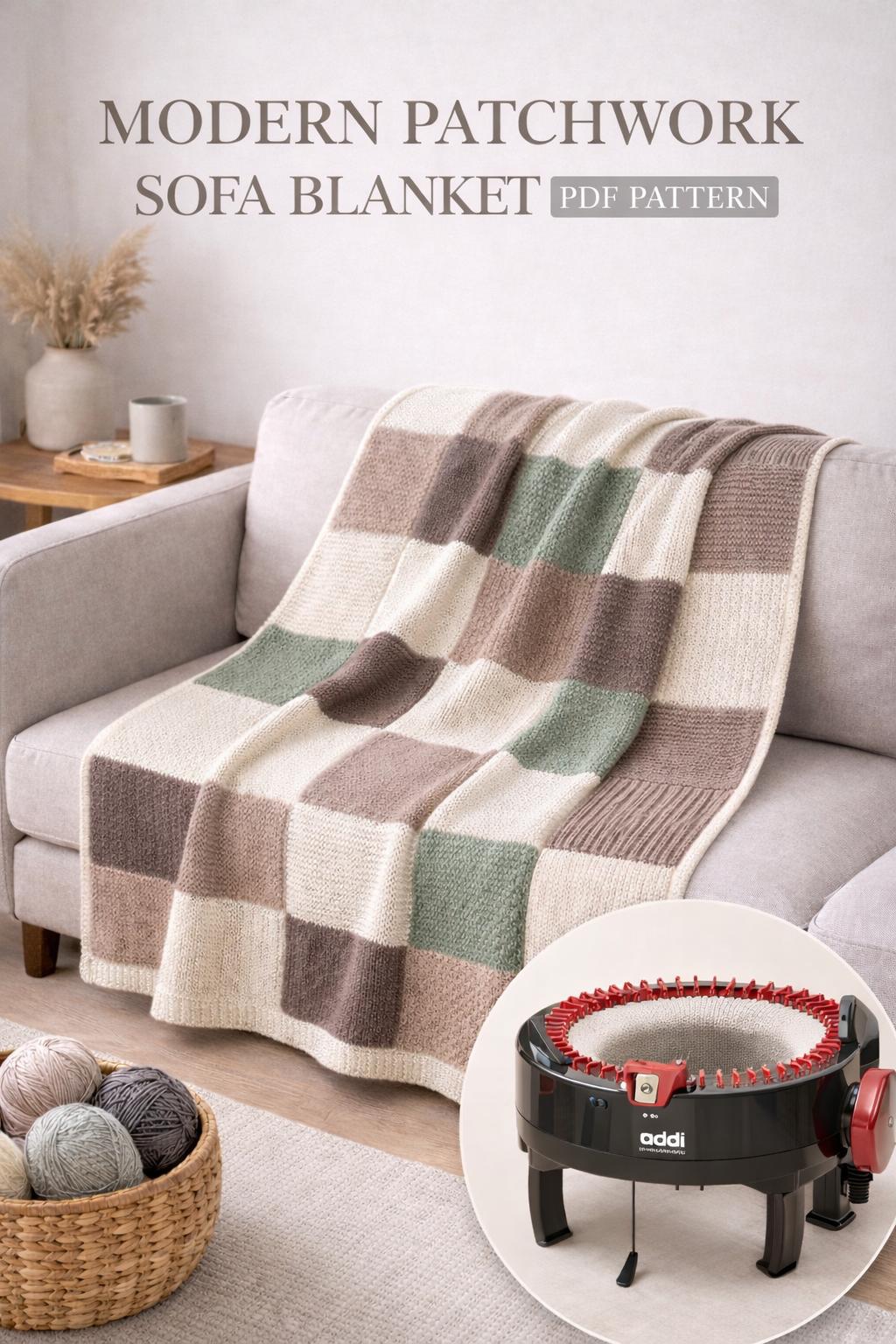 Machine Knit Blanket - Etsy