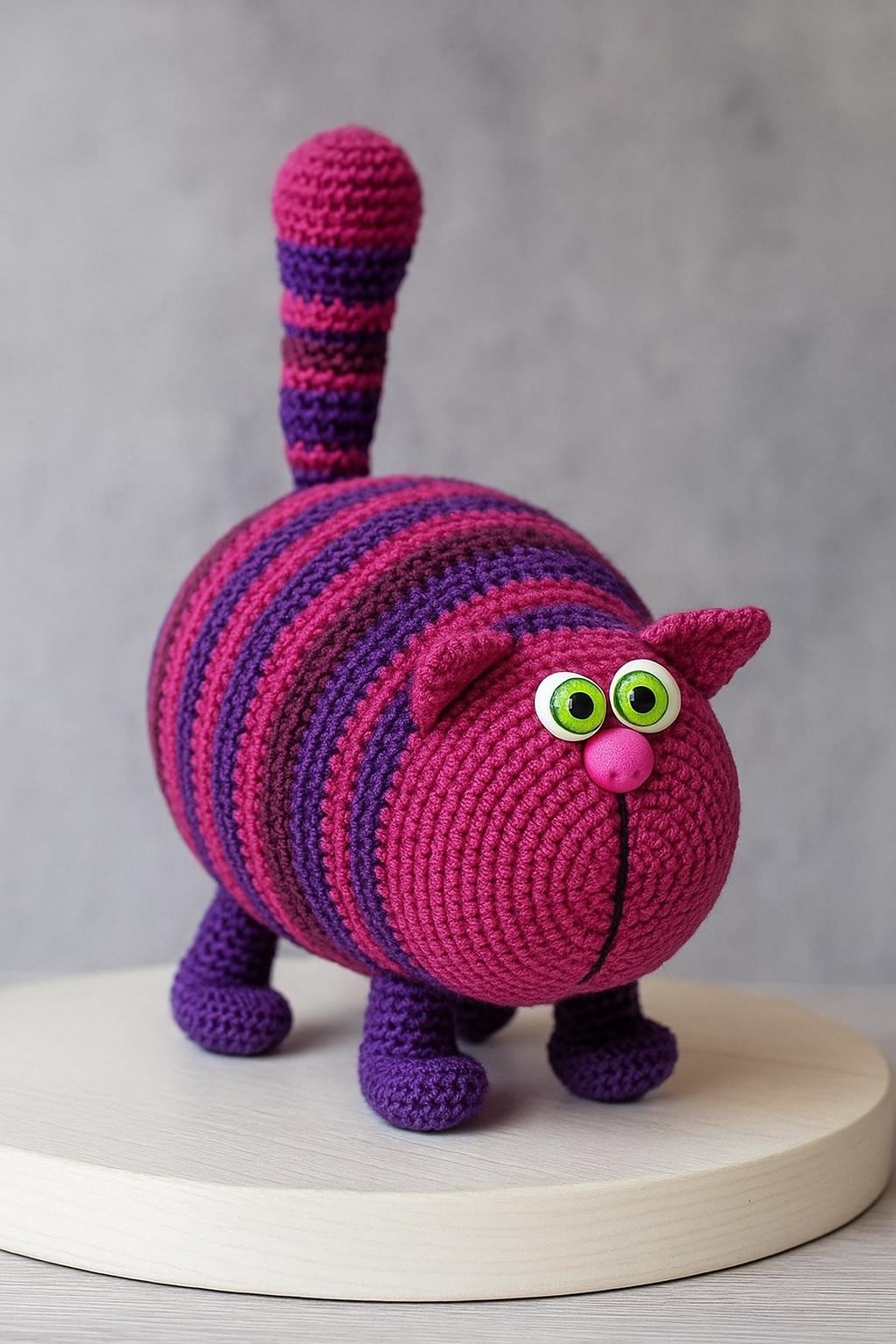 Stiped Cat Pattern Striped Cat Crochet Pattern – Amigurumi Plush Toy PDF - Etsy