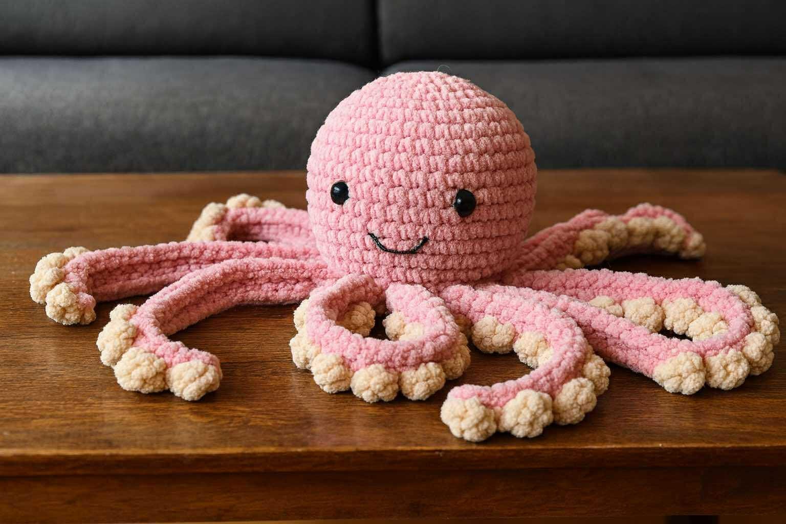 30 Octopus Crochet Patterns for Amigurumi, Plushies, Keychains, and Statement Makes 16 Marcel the Octopus Plush Tutorial