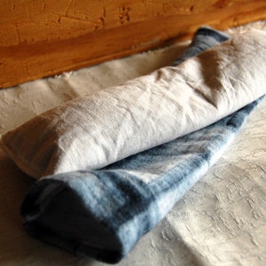 Flax Seed Flannel Eye Pillow Heating Pad Hot or Cold Pack with Organic Lavender