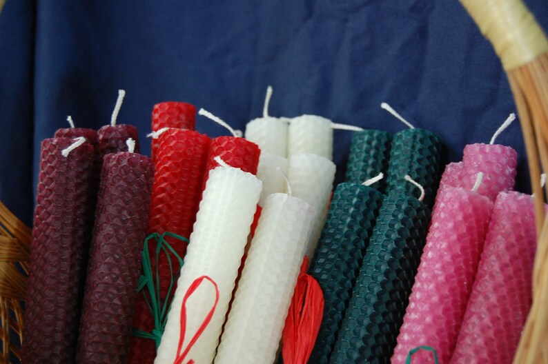Rolled Beeswax Candles BULK QUANTITY Etsy