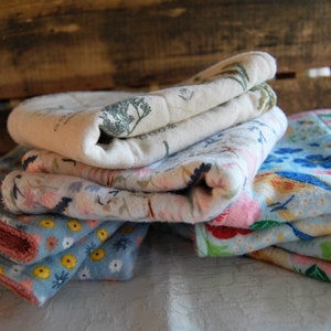 Toalhas de "papel" reutilizáveis, flanela absorvente macia e toalha de rosto de pano turco